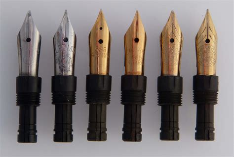 Its faceted barrel catches light and makes your ink shine, and it also helps keep the pen from rolling away. . Nib units